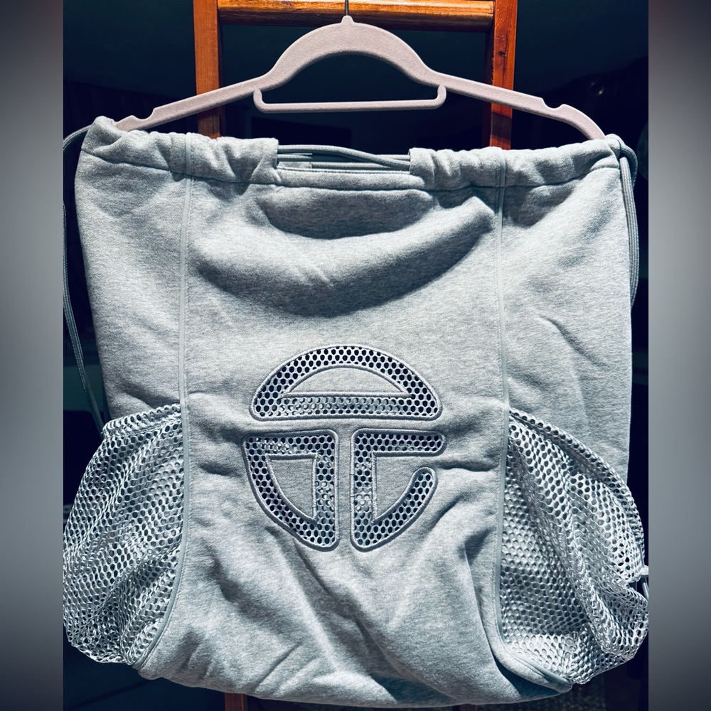 Telfar Gray Mesh Accent Bag